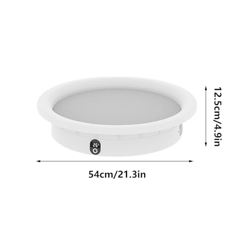 Heated Pet Beds, Constant Temp Cooler Pad, 33lb Load Capacity Smart Pressure Activated Heated Cat Bed, for Small Medium Large Breed Puppy Kitten Winter Living Room Bedroom