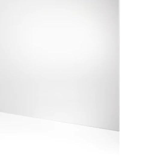 KastLite Colored Acrylic Sheets Nominal 6" x 6" - Plastic Sheet Easy to Cut, Saw, Shape, Laser Cut - Ideal for Arts & Crafts & DIY Projects- Durable, Lightweight, Scratch Resistant - Frosted 4 Pack