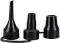 3 Sizes Black Air Pump Replacement Nozzles, Plastic Pump Nozzles,Inflatable Pump Nozzles Head,Air Pump Inflator Adaptor Accessory for Partial Air Bed,Air Mattress Air Mattresses and Accessories
