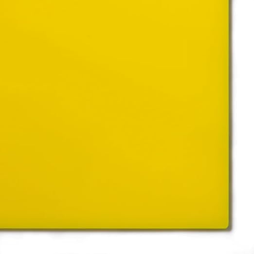 KastLite Colored Acrylic Sheets Nominal 12" x 24" - Plastic Sheet Easy to Cut, Saw, Shape, Laser Cut - Ideal for Arts & Crafts & DIY Projects- Durable, Lightweight, Scratch Resistant - Yellow 4 Pack