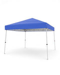 GarveeLife Canopy Tent, GarveeLife 10X10 FT Pop Up Canopy Outdoor Instant Tent Slant Legs with Carrying Bag, Portable Gazebo Shelter for Patio Deck Garden Beach - 8X8 FT Canopy Cover (Blue) - color: Blue