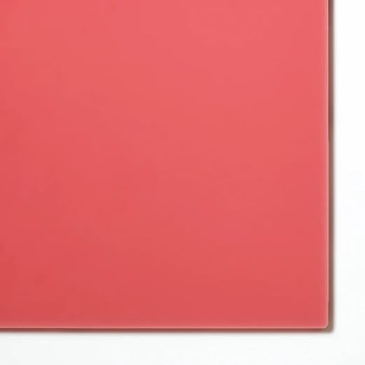 KastLite Colored Acrylic Sheets Nominal 18" x 18" - Plastic Sheet Easy to Cut, Saw, Shape, Laser Cut - Ideal for Arts & Crafts & DIY Projects- Durable, Lightweight, Scratch Resistant - Pink 2 Pack