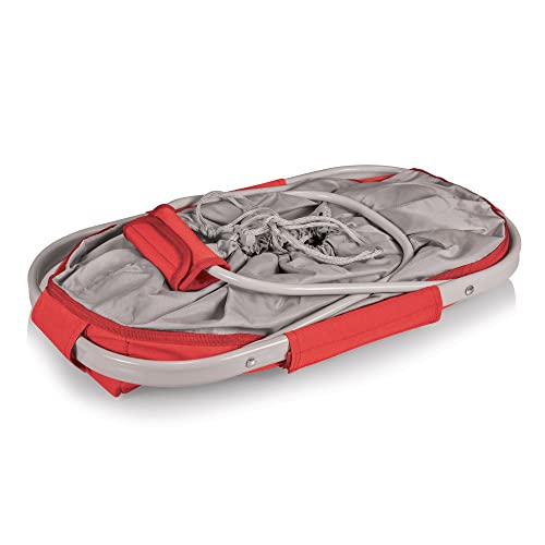 PICNIC TIME NCAA Stanford Cardinal Metro Shopping Basket - Insulated Picnic Basket - Collapsible Market Basket - Utility Tote Cooler Bag