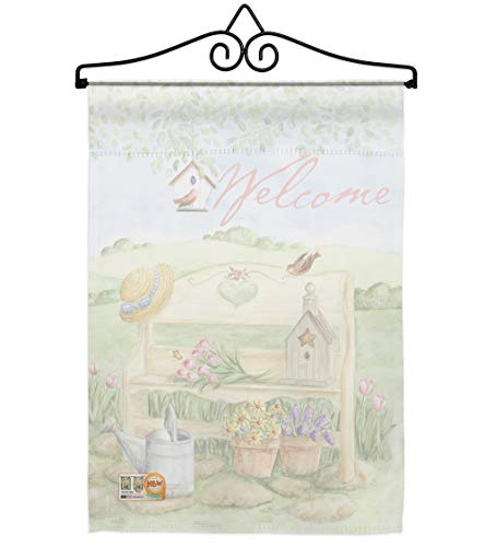 Breeze Decor Bingo Win Garden Flag Set Wall Hanger Interests Game Bunco Night Dice Poker Hobbies Leisure Activity Small Decorative Gift Yard House Banner Double-Sided Made in USA 13 X 18.5 - size: Garden Flag Set 13"x 18.5" w/ Wall Hanger