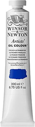 Winsor & Newton Artists' Oil Color, 200ml (6.75 oz) Tube, French Ultramarine
