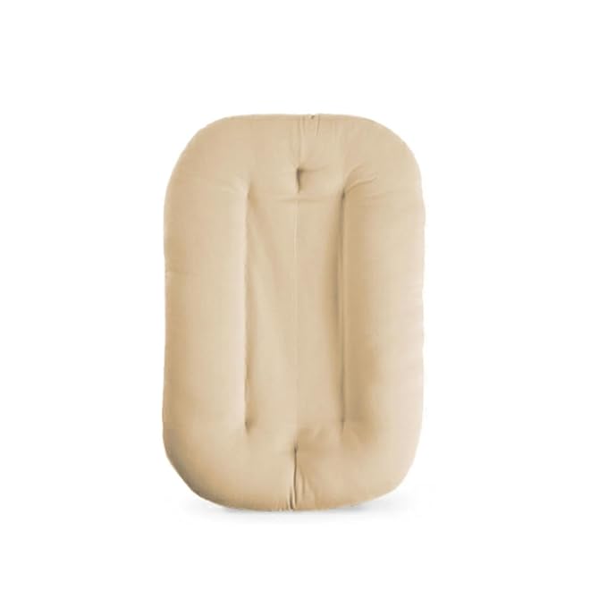 Baby Lounger for Newborn 0-18 Months, Bionic Design Infant Floor Seats & Loungers for Home and Travel, Soft Organic Cotton Baby Lounger, Newborn Babies Shower Gifts