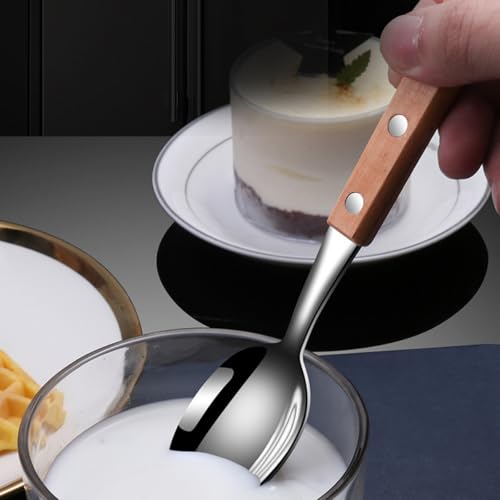 TOYANDONA Stainless Steel Fork, Knife Spoon Set with Gray Carrying Bag, Portable Travel Flatware for Camping, Picnic, and Outdoor Dining