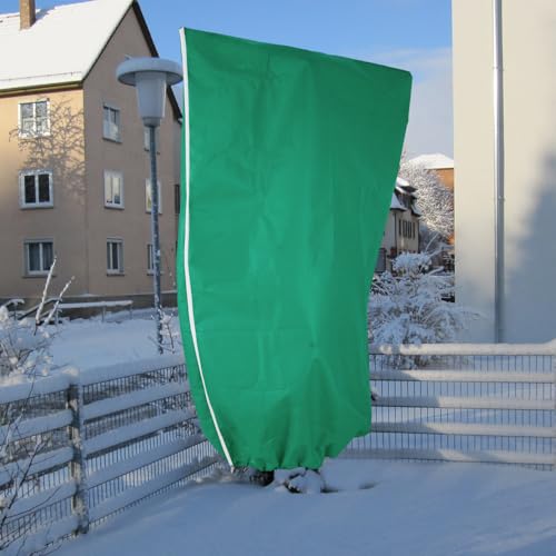 2 Pack Winter Plant Covers Freeze Protection - 23.6"×31.5" Winter Frost Protection Bags for Outdoor Plants with Drawstring, Reusable Anti-Freeze Cloth for Garden & Potted Plants - size: 23.6"×31.5"