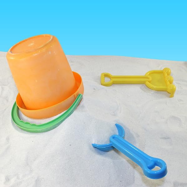 Sandtastik Sparkling White Play Sand - 50 lb (22.6 kg), Fill Sandboxes & Sensory Tables, Non-Toxic, Scoop, Mold & Pour