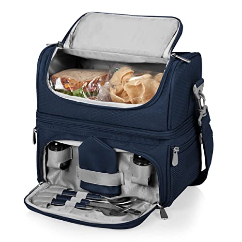 PICNIC TIME Star Wars R2-D2 Pranzo Lunch Bag, Insulated Lunch Box with Utensil Set, Lunch Cooler Bag, (Navy Blue), Star Wars R2-D2 - Navy Blue, 11 x 7.5 x 12 - color: Star Wars R2-D2 - Navy Blue