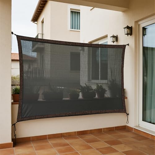 winemana 90% Shade Cloth for Garden- 4x10 FT Breathable Mesh Tarp for Vegetables & Plants, Outdoor Patio Sun Shade with Grommets - Chicken Coop, Dog Kennel Cover - size: 4 FT x 10 FT, style: 90%