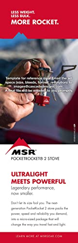 MSR PocketRocket 2 Ultralight Camping and Backpacking Stove