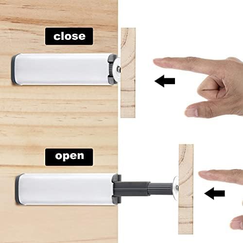 20Pack Push to Open Door Catch, Heavy Duty Touch Latch, Magnetic Push Latches Kitchen Door Push Release Latch for Cabinet for Kitchen Closet Door Closing & Drawer Closure Pop Out
