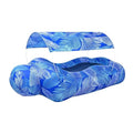 Inflatable Beach Lounger, – Stylish Pool Air Sofa Sun, Shade Easy Set Up, Hiking Outdoor Camping Picnic Vacation | Outdoor Camping Hiking Picnic Vacation Backyard Seaside Versatile