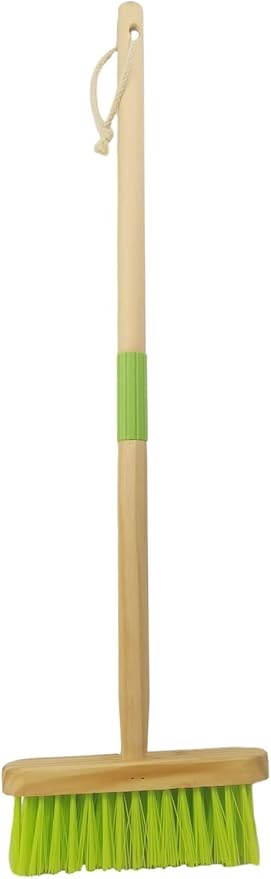 Kids Broom-Wooden Handle Small Broom for Kids Housekeeping Cleaning