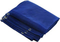 8x12 Blue Mesh Heavy Duty Tarp Net Sunshade Fence Screen Patio and Canopy Cover - size: 8x12