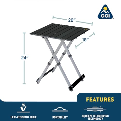 GCI Outdoor Folding Table - size: 20 In