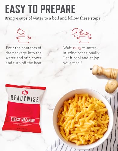 ReadyWise 6 Month Emergency Food Supply - 1,788 Servings, 12 Buckets Freeze Dried Protein Meals, Disaster Survival Food Storage, Ready to Eat, Camping Essentials, up to 25 Year Shelf Life - size: 6 Months