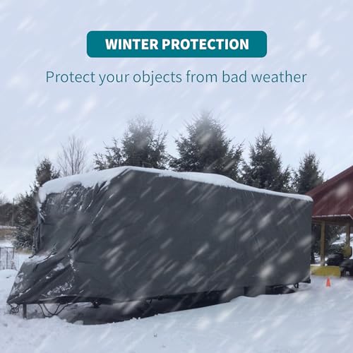 TARPAL tarp 6x6 Feet Super Heavy Duty Tarps Cover 20mil Waterproof UV Protection Rip and Tear Proof Tarpaulin with Grommets(Grey/Brown) - size: 6x6 Feet-finished Size