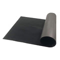 RESILIA Black V-Groove Utility Runner - Waterproof Vinyl Floor/Surface Protector, Heavy Duty Mats, Indoor Hardwood, Hard Floors, Garage, Hallway, Entryway, Kitchen, & Outdoor, 36” x 12’, Made in USA - size: 36" x 144"