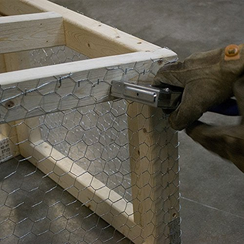 YARDGARD 308410B Fence Poultry Netting, 3'by10', Silver - size: 36 Inches x 10 Feet