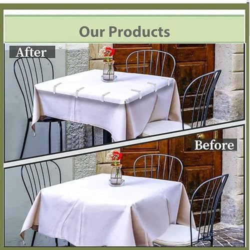 6PCS Tablecloth Clips Set Stainless Steel Outdoor Picnic Table Cover Holders Non Slip Fasteners Party Camping Dining Events - color: Silver 6-pack