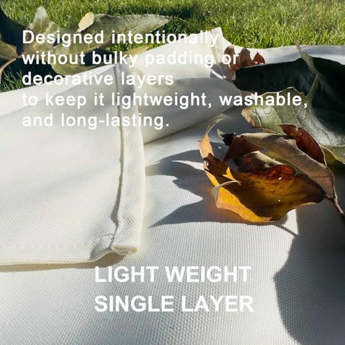 Kids Picnic Blanket, Kids Beach Mat – Medium 4’9” × 3’3” Compact Canvas, Easy to Fold & Carry - color: Creamy White + Baby Blue Strap, size: 4'9" x 3'3"