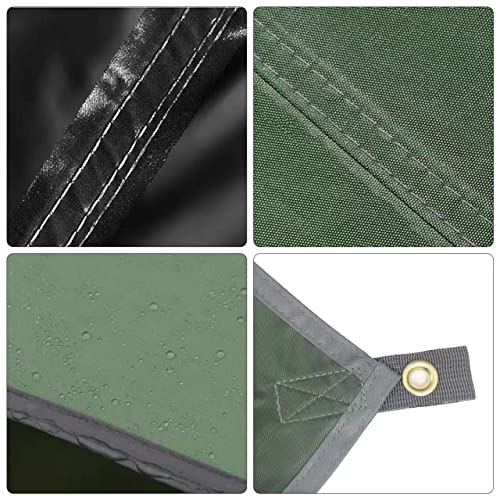 Wind Tour Portable Multifunctional Outdoor Camping Traveling Awning Backpacking Tarp Sunshade Lightweight UV Protection and PU 3000mm Waterproof Rain Fly Tarp Shelter (118 * 177 inches) - size: 118×177 inches