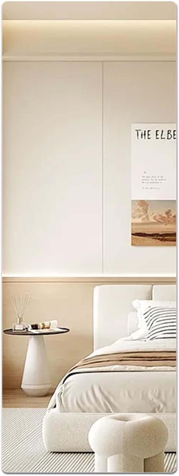 Acrylic Self Adhesive Mirror Sheet for Wall, Plastic Non Glass Sticky Kid Safety Mirror Tiles for Wall Rectangle 16x47 inch 1 Pcs