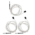 3Pcs 3D Printer HT-NTC100K Thermistor, Ender 3 Thermistor Upgrade NTC 100K 3950 Thermistor Sensor 3x15, XH2.54 2Pin Compatible for Ender 3 v2, Ender 5, CR-10 Series V6 Volcano 3D Printer Hotend,