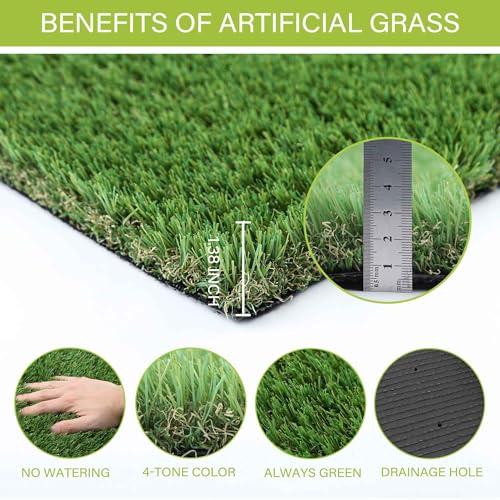 Sunturf Fake Grass for Dog to Pee on Artificial Grass for Dogs Grass Turf Mats for Puppy Pee Training Dog Pee Pads Extra Large for Dogs 3x10FT Dog Supplies Reusable - size: 3x10 FT