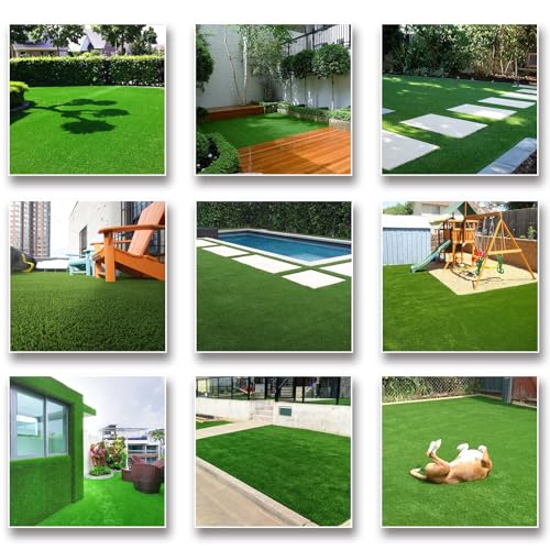 SunVilla SV5.5'X6.5' Realistic Indoor/Outdoor Artificial Grass/Turf 5.5 FT X 6.5 FT (35.75 Square FT) - size: 5.5 FT x 6.5 FT (35.75 Square FT)