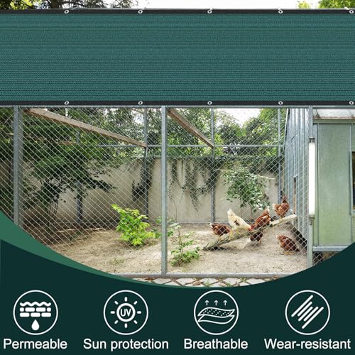 6×12FT 80% Shade Cloth Sun Shade Net with Grommets Sunblock Net Mesh Tarp for Garden,Plants Cover,Greenhouse and Patio - size: 6×12FT