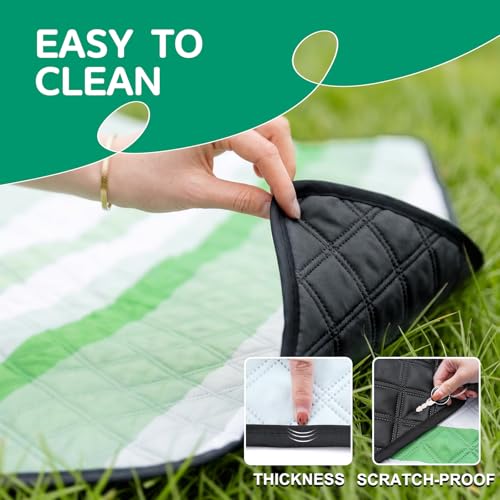 Waterproof Beach Blanket Picnic Outdoor Camping Mat Smokeless Men Guy Christmas Birthday Cool Ideas Best Friend Teacher Co Worker Boss Manager Unique Retirement Retired Appreciation Adult - color: Multi Blue