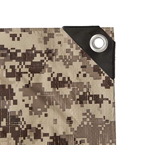 Stansport Camo Medium-Duty Rip-Stop Tarp - size: 6 X 8-Feet