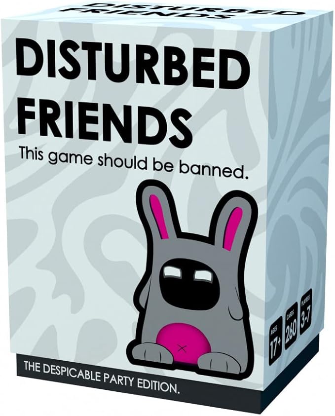 Disturbed Friends | The Despicable Party Edition | A Great Party Game to Play with Friends | Find Out How Disturbed Your Friends Actually are!