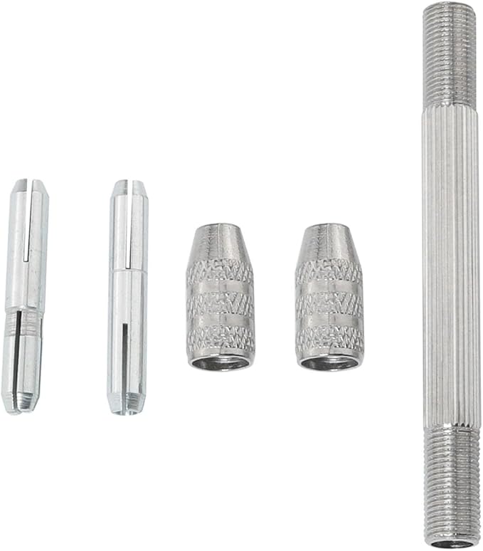 3PCS 0.3-3.2mm Double Ended Pin Vise DIY Hand Drill Pin Vise Drill Jewelry Making Tools Resin Drill Wire Twisting Tools for DIY Hairpin Keychain Bracelets Necklace
