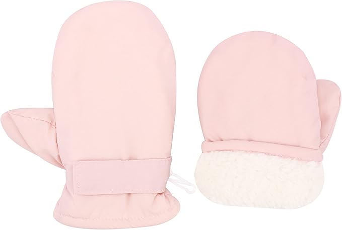 Toddler Gloves Kids Mittens Winter Warm Lined Fleece Gloves Waterproof Snow Baby Mitten for Boys Girls