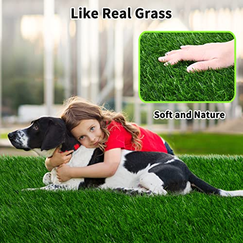 Grass Pad for Dogs 28 x 40 inches, Strong Absorbency Soft Artificial Turt for Pets Potty Training, Easy to Clean Fake Grass for Dog Indoor Outdoor Use (1 Pack) - size: 40.2x28.0 Inch