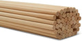 Dowel Rods Wood Sticks Wooden Dowel Rods 1/2 x 48 Inch Unfinished Hardwood Sticks for Crafts and DIYers 100 Pieces by Woodpeckers