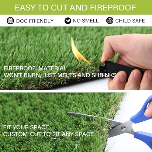 Sunturf Fake Grass for Dog to Pee on Artificial Grass for Dogs Grass Turf Mats for Puppy Pee Training Dog Pee Pads Extra Large for Dogs 4x10FT Dog Supplies Reusable - size: 4x10 FT