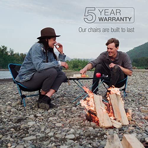 Helinox Chair Two Ultralight, High-Back, Collapsible Camping Chair, Black, with Pockets - color: Black