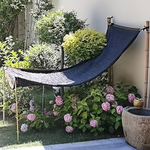 winemana 40% Black Shade Cloth, 3.3 x 6.6 FT Durable Mesh Tarp with Grommets, Resistant Garden Sun Shade Netting, Shading Antifreezing for Pergola, Greenhouse, Plants Growing, Chicken Coop - size: 3.3 FT x 6.6 FT, style: 40%