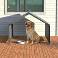 Outdoor Dog Shade Shelter - Waterproof UV Protection Pet Tent for Small Medium Dogs - Portable Sun Shelter for Camping Hiking Backyard (Gray)