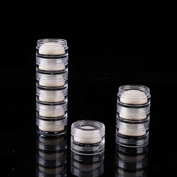 CYFUN DESIGN 10PCS Mini Ink Blending Tools Foam Replacement Foams and 10pcs Protective Plastic Covers for DIY Scrapbooking Paper Crafting Handmade Crafts Scrapbooking Supplies Crafting Projects