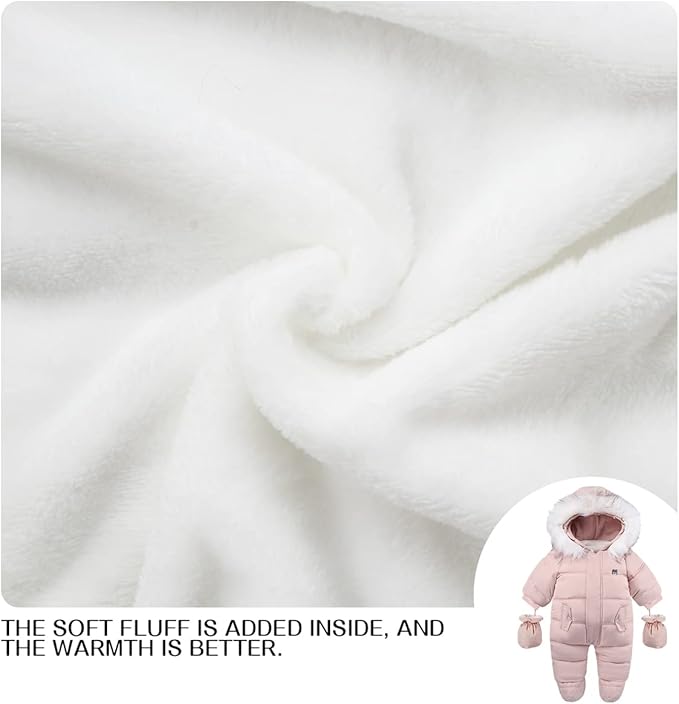 Baby Girl Winter Snowsuit Toddler Jacket Clothes For Boy Infant Jumpsuit Hoodied