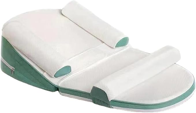 SISTIN Baby Anti Overflow Feeding Pillow, Baby Multifunctional Feeding Support Pillow, Travel Portable Feeding Pillow, Removable Adjustable,Green