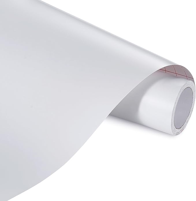 Ant Smart Adhesive Permanent Vinyl Compatible with Cricut Explore and Maker Series Without Cutting Mats, Create DIY Projects, Decals, Stickers & More (Matte Ivory White, 13inchx15ft)