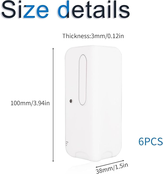 6 Pcs Self Adhesive Silicone Corner Protectors Cute Elephant Pattern Edge Guards Safety Baseboard Corner Blocks Decotive Baby Proofing Corner Cushion for Wall, Furniture & Sharp Corners -White