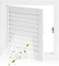 Decorative Return Air Grille Cover, Wall/Ceiling Vent Cover with Adjustable Design, Durables & Easy-to-Install for Home & Office, Cold Air Return Vent Cover(36x42in (91x107cm))